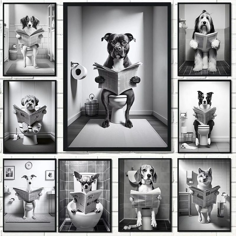 (1pc frameless)Funny Animal Do - Home Decor Magazine review and price