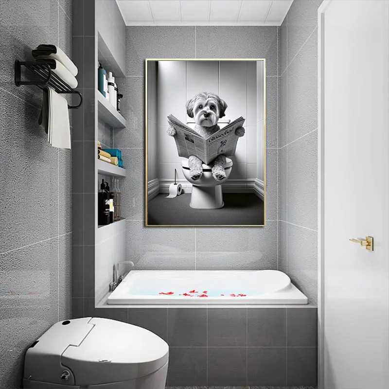 (1pc frameless)Funny Animal Do - Home Decor Magazine review and price