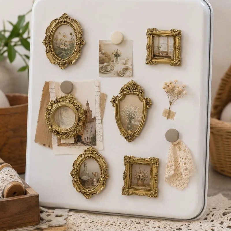 10/5pcs Vintage Resin Mini Pho - Bamboo Photo Frame review and price