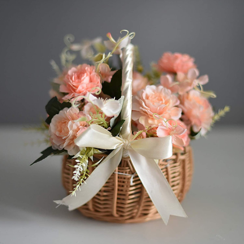 Handmade Storage Rack Woven Fl - Rattan Plant Basket review and price