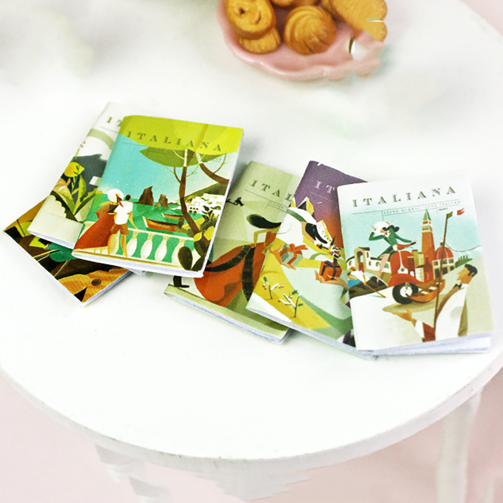 6Pcs 1/12 Dollhouse Miniature  - Home Decor Magazine review and price