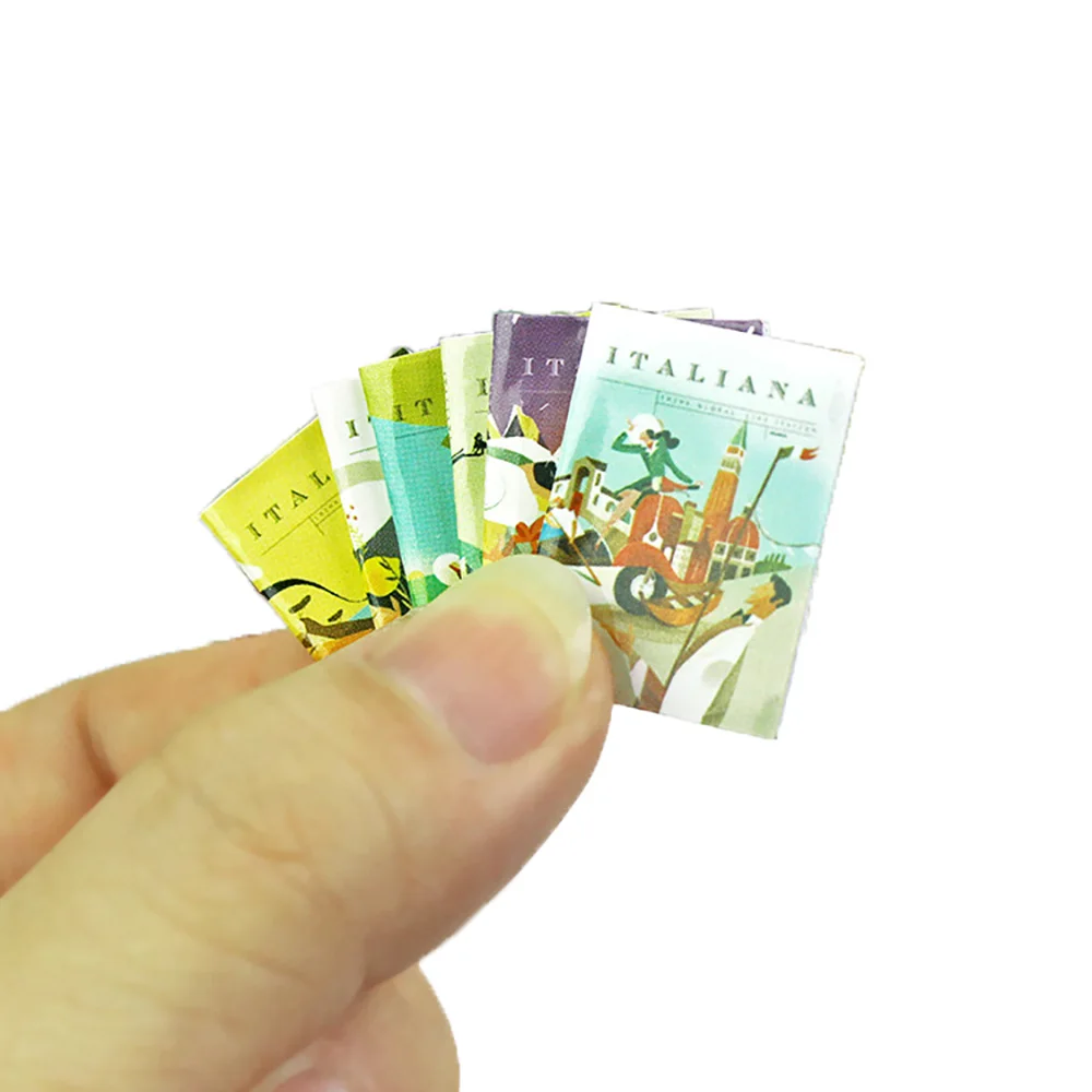 6Pcs 1/12 Dollhouse Miniature  - Home Decor Magazine review and price